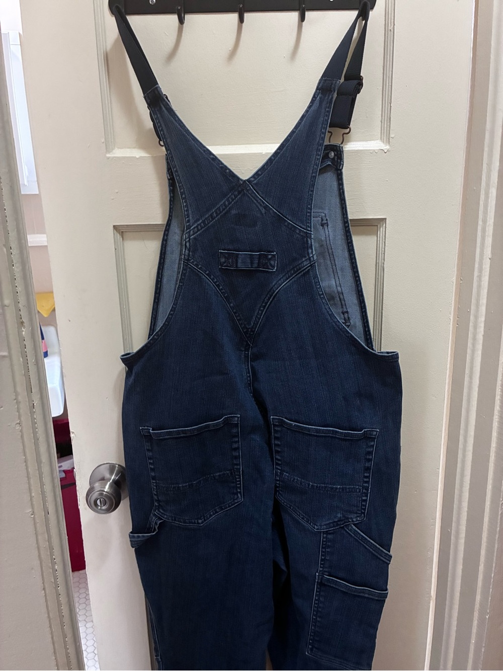 Duluth Trading Co Dark Blue Denim Overalls - Picture 2 of 5
